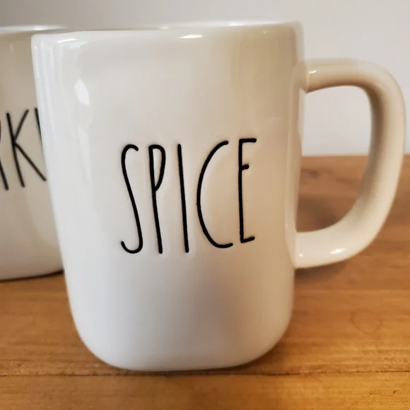 RAE DUNN | Coffee Mugs - Pumpkin Spice (x2) - Picture 4 of 6